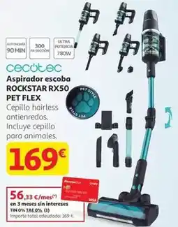 Alcampo Cecotec - aspirador escoba rockstar rx50 pet flex oferta