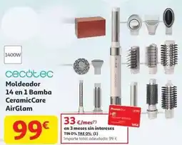 Alcampo Cecotec - moldeador 14 en 1 bamba ceramiccare air glam oferta