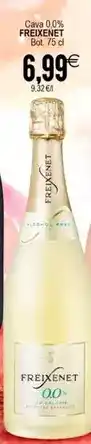 Supermercados Aquí Freixenet - cava 0.0% oferta