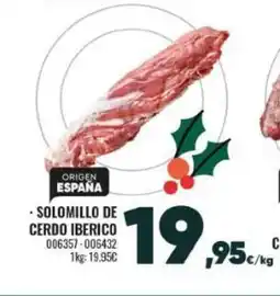 Family Cash Solomillo de cerdo iberico oferta