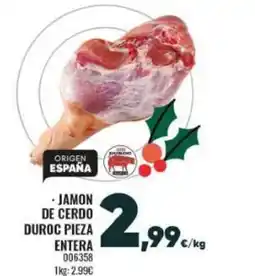Family Cash Jamon de cerdo duroc pieza entera oferta