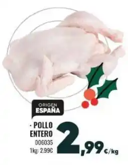 Family Cash Pollo entero oferta
