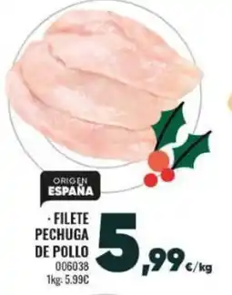Family Cash Filete pechuga de pollo oferta