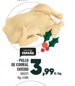 Family Cash Pollo de corral entero oferta