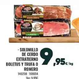 Family Cash Solomillo de cerdo extratierno boletus y trufa o romero oferta