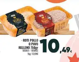 Family Cash Roti pollo o pavo relleno oferta