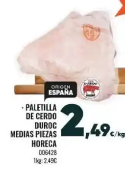 Family Cash Paletiila de cerdo duroc medias piezas horeca oferta