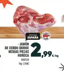 Family Cash Jamón de cerdo duroc medias piezas horeca oferta