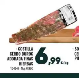 Family Cash Costilla cerdo duroc adobada finas hierbas oferta
