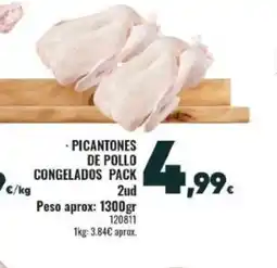 Family Cash Picantones de pollo congelados pack oferta