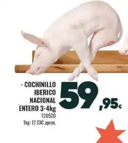 Family Cash Cochinillo iberico nacional enter oferta