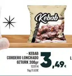 Family Cash Kebab cordero lonchado ozturk oferta