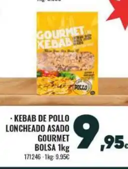 Family Cash Kebab de pollo loncheado asado gourmet bolsa oferta