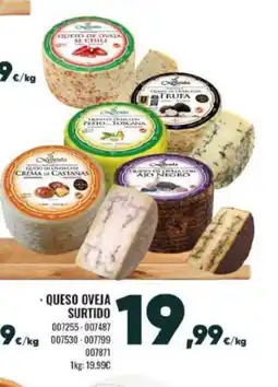 Family Cash Queso oveja surtido oferta