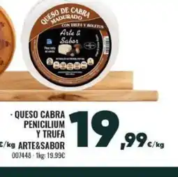 Family Cash Queso cabra penicilium y trufa arte & sabor oferta