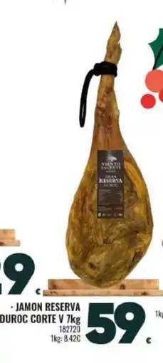 Family Cash Jamon reserva duroc corte v oferta