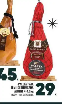 Family Cash Paleta semi deshuesada albent oferta