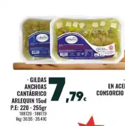 Family Cash Gildas anchoas cantábrico arlequin oferta