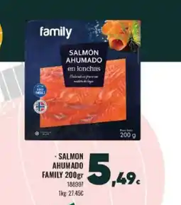 Family Cash Salmon ahumado family oferta