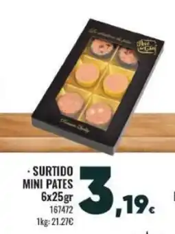 Family Cash Surtido mini pates oferta