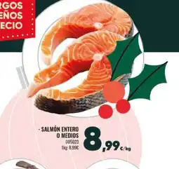 Family Cash Salmón entero o medios oferta