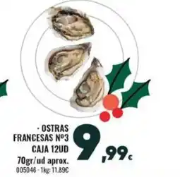 Family Cash Ostras francesas nº3 caja oferta
