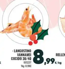 Family Cash Langostino vannamei cocido 30/40 oferta