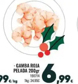 Family Cash Gamba roja pelada oferta