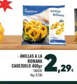 Family Cash Anillas a la romana cabezuelo oferta