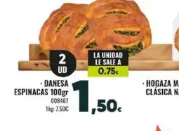 Family Cash Danesa espinacas oferta