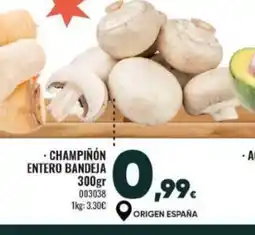 Family Cash Champiñón entero bandeja oferta