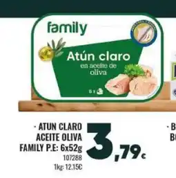Family Cash Atun claro aceite oliva family oferta