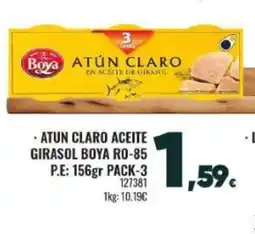 Family Cash BOYA Atun claro aceite girasol oferta