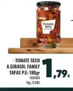Family Cash Tomate seco a.girasol family tapas oferta