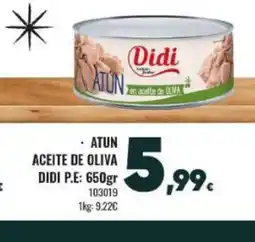 Family Cash DIDI Atun aceite de oliva oferta