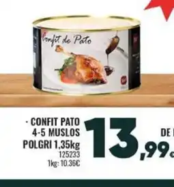 Family Cash Confit pato 4-5 muslos polgri oferta
