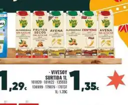 Family Cash VIVESOY Surtida oferta