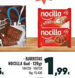 Family Cash NOCILLA Barritas oferta