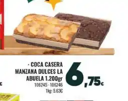 Family Cash Coca casera manzana dulces la abuela oferta