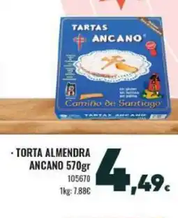 Family Cash Torta almendra ancano oferta