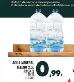 Family Cash TELENO Agua mineral oferta