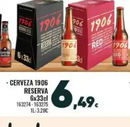 Family Cash Cerveza 1906 reserva oferta