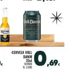 Family Cash VOLL DAMM Cerveza oferta