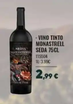 Family Cash SEDA Vino tinto monastrell oferta