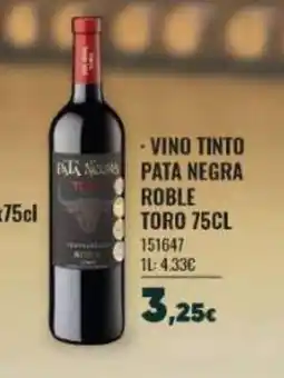 Family Cash Vino tinto pata negra roble toro oferta