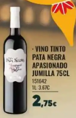 Family Cash Vino tinto pata negra apasionado jumilla oferta