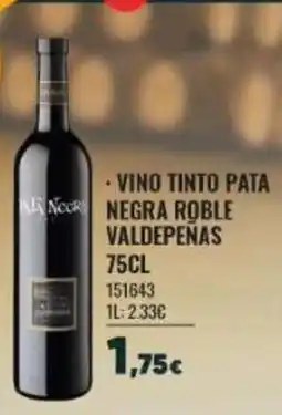 Family Cash Vino tinto pata negra roble valdepenas oferta