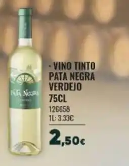 Family Cash Vino tinto pata negra verdejo oferta