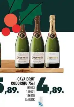 Family Cash CODORNIU Cava brut oferta
