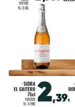 Family Cash EL GAITERO Sidra oferta
